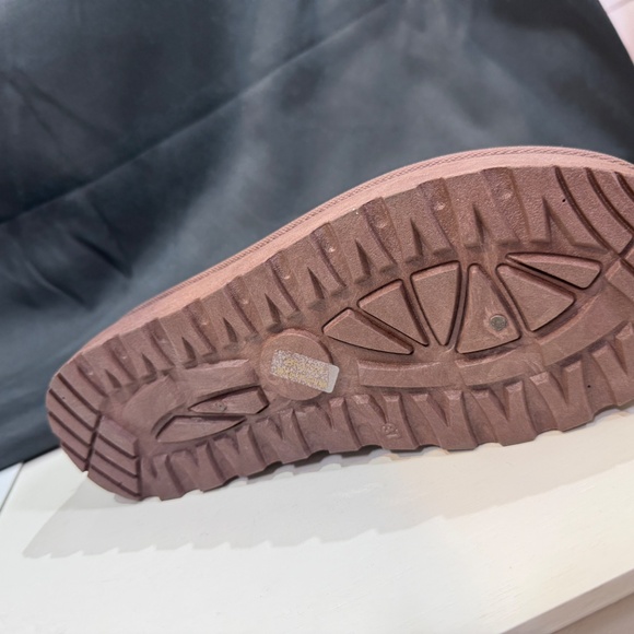 BROWN FUR PLATFORM FUR Line SLIPPERS - Picture 6 of 6